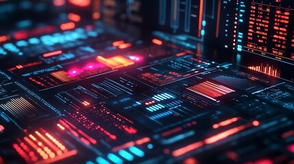 Analytics Finance and Business concept Big data analytics and business intelligence BI : Generative AI