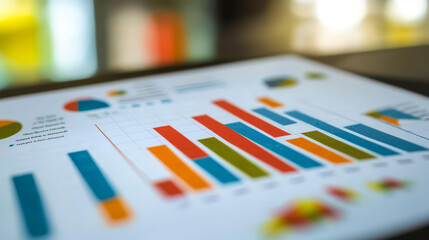 Create a detailed, specific data chart or graph with well-defined metrics, lines, and numbers. Highlight the clarity that specificity in data brings to decision-making and understanding complex topics
