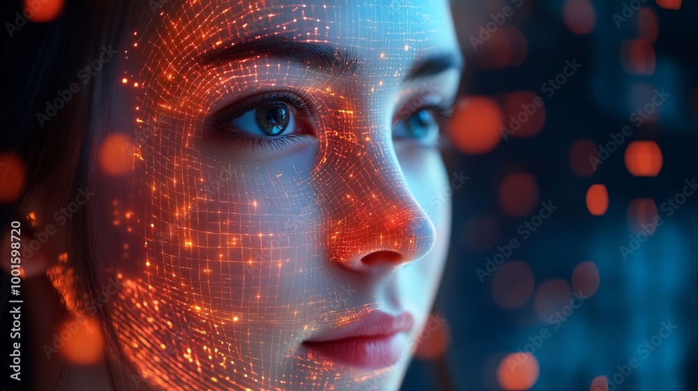 Fototapete KYC know your customer Business verifying the identity of clients Client authentication to access personal financial data Biometrics security digital technology against digital cyber c : Generative AI