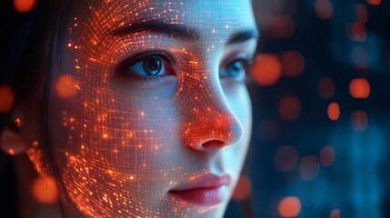 KYC know your customer Business verifying the identity of clients Client authentication to access personal financial data Biometrics security digital technology against digital cyber c : Generative AI