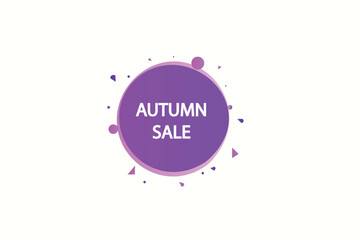 Printbutton web template,autumn sale,bubble, banner label

