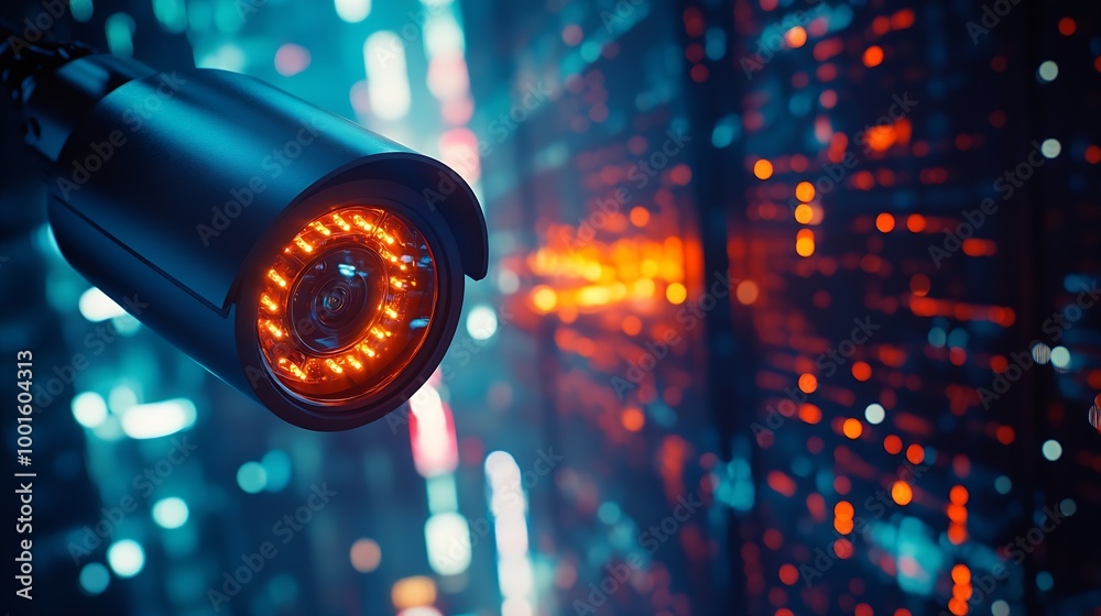 Aufkleber Security monitoring threat protection on the network protection data from spam virus by notification in internet email letter junk or trash mail and compromised information Cybersecuri : Generative AI