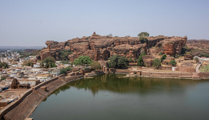 Badami formerly known as Vatapi is a town in the state of Karnataka, India.