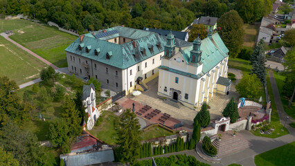 Sanctuary of Our Lady of Leśniów. Kraków-Częstochowa Upland, Poland