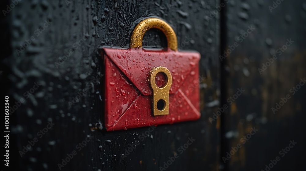 Poster Email Protection Security from Spam virus Internet network Secure data email Security protection notification on internet letter security protect junk and trash mail and compromised in : Generative AI