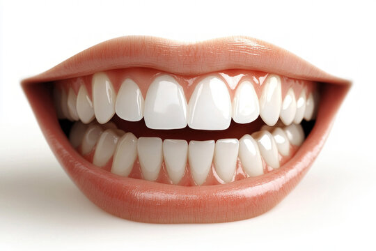 Big Smile On White Background