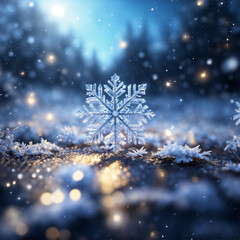Christmas snow new year 3D background