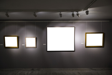 Interior of the art museum