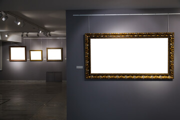 Interior of the art museum