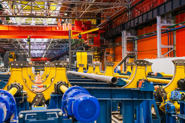 Pipe metallurgy. Modern pipe factory