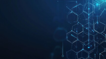 Obraz premium Abstract Geometric Network