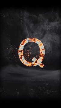 Cinematic Titel Alphabet Q