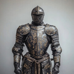 Suit Of Armor Isolated