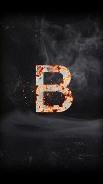 Cinematic Titel Alphabet B