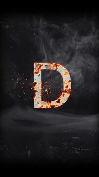 Cinematic Titel Alphabet D
