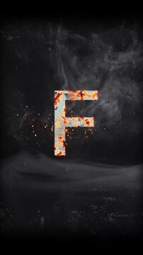 Cinematic Titel Alphabet F