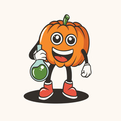 A set of stickers for halloween