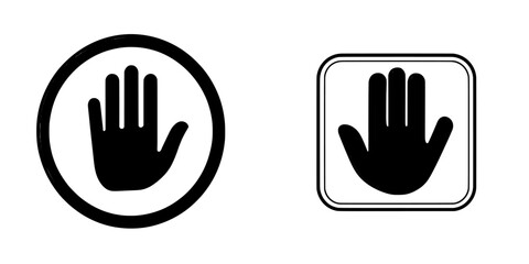 The Dont Touch Icon has a simple, modern design that is best used for presentations, apps, and websites