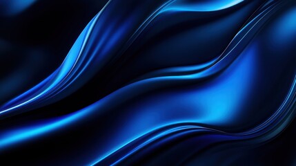 Obraz premium Abstract Blue Swirls