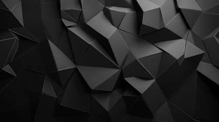 Obraz premium Abstract Black Triangular Pattern