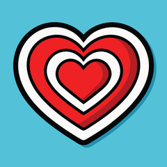 love icon vector ,heart shape