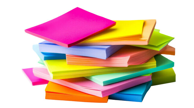 Colorful Stack of Paper.