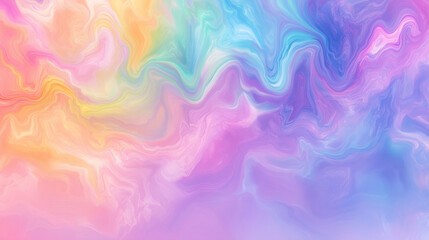 Pastel Rainbow Tie-Dye Background Design