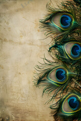 peacock feathers background