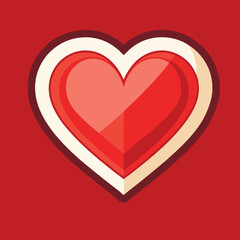 love icon vector ,heart shape