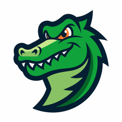 Crocodile Mascot Logo Vector Illustration - SVG, Cricut & Silhouette Files for Graphic Design