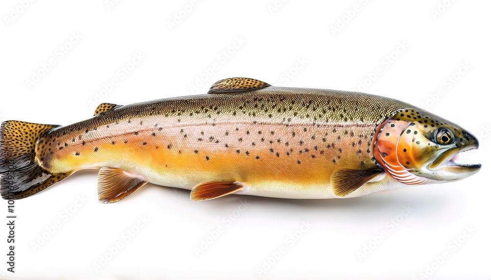 Wall mural lake trout - salvelinus namaycush - is a freshwater fish living mainly in lakes in northern north am