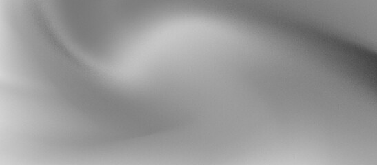 Gradient grainy background, white illuminated spots on black, noise texture effect, abstract noise texture banner backdrop design