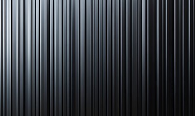 Black corrugated metal texture. Wall wooden vertical panels. Dark steel roof sheet. Wood siding for construction. 