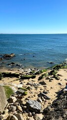 Beach Cabo Mondego, Figueira da Foz, Portugal,  29 September, 2024. Atlantic  Ocean.