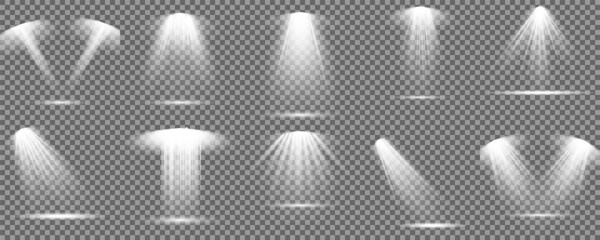 The spotlight shines on the stage. light exclusive use lens flash light effect. light from a lamp or spotlight. lighted scene. podium under the spotlight.