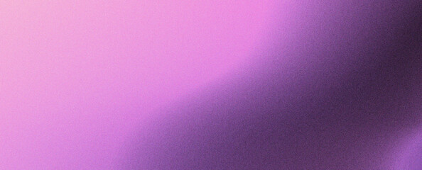 Abstract grainy background glowing dark purple and indigo blurred color flow banner poster cover design, noise texture effect, glow template empty space, grainy noise grungy texture color