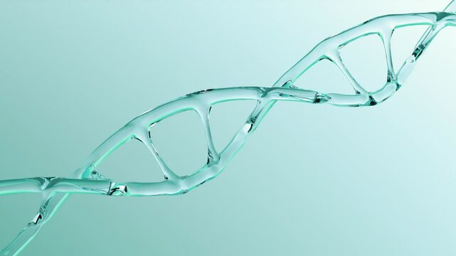 DNA helix, deoxyribonucleic acid background, emphasizing genetic exploration, genome sequencing, change, break in chemical structure, biological kinship and genetic legacy