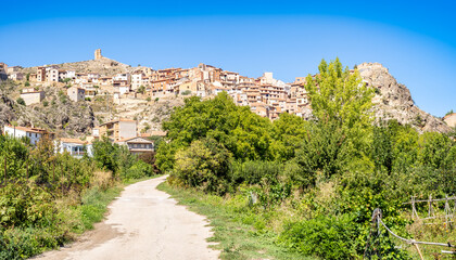 Castielfabib beautiful village in Valencia province