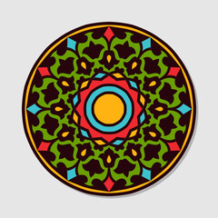 Colorful mandala vector