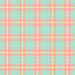 Cutout tartan plaid seamless, satin vector check background. Site pattern fabric textile texture in light and red colors.