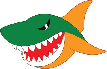 shark with a smile
