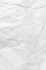 White clean crumpled paper