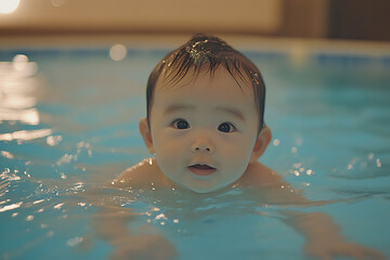 Swimming lessons for newborns focus on gentle water introduction, promoting early water comfort and building trust between baby and parent.