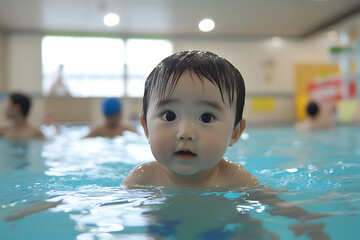 Swimming lessons for newborns focus on gentle water introduction, promoting early water comfort and building trust between baby and parent.