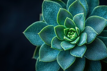 A small green plant with a leafy appearance