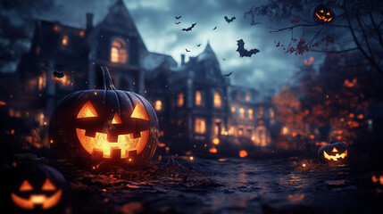 Fototapeta premium Halloween pumpkin