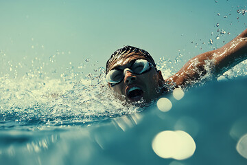 Swimming is a physical activity that enhances body strength, improves cardiovascular health, and promotes overall fitness and well-being.