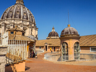 Fototapeta premium The dome of St Peter's Basilica, Rome 2024