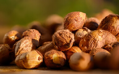 Hazelnuts have a pleasantly sweet taste and come from the hazel tree.