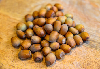 Hazelnuts have a pleasantly sweet taste and come from the hazel tree.